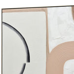 100X100cm Duality Dance Champagne Framed Hand Painted Canvas 3D Wall Art - Home & Garden > Wall Art