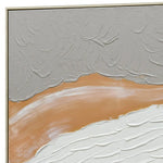 100X100cm Golden Divide Light Wood Framed Hand Painted Canvas Wall Art - Home & Garden > Wall Art