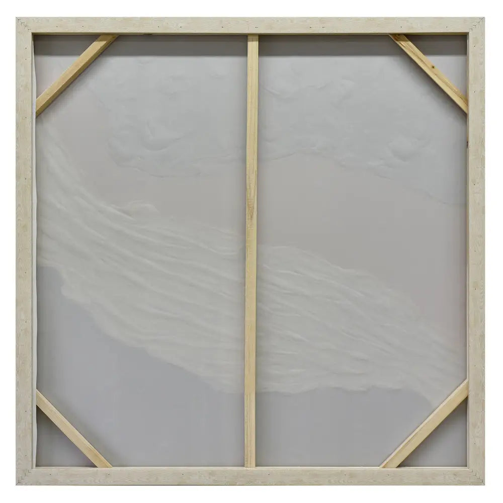 100X100cm Golden Divide Light Wood Framed Hand Painted Canvas Wall Art - Home & Garden > Wall Art