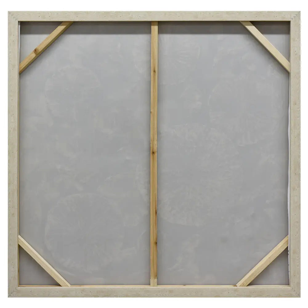 100X100cm Golden Orbs Amidst Ethereal Mists Light Wood Framed Hand Painted Canvas Wall Art - Home & Garden > Wall Art