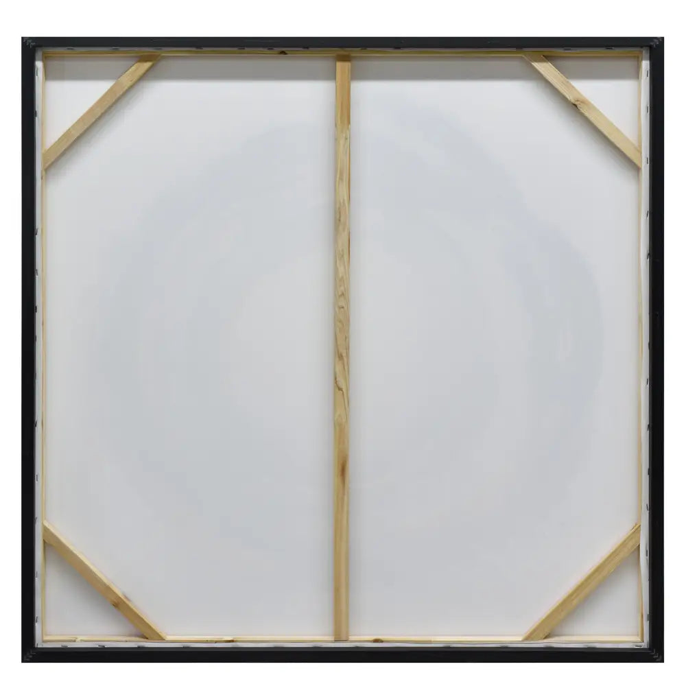 100X100cm Orbiting Elegance Champagne Framed Canvas Wall Art - Home & Garden > Wall Art