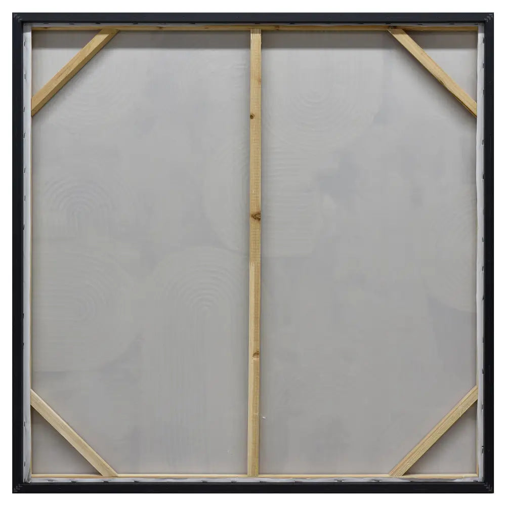 100X100cm Soft Essence Gold Framed Hand Painted Canvas Wall Art - Home & Garden > Wall Art