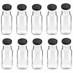 10x 1L Flint Glass Jars + Twist Finish Lids - Round Food Storage Preserving - Home & Garden > Kitchenware > Food Storage
