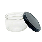 10x 300ml Flint Glass Jars + Twist Lids - Round Food Cosmetic Packing Containers - Home & Garden > Storage