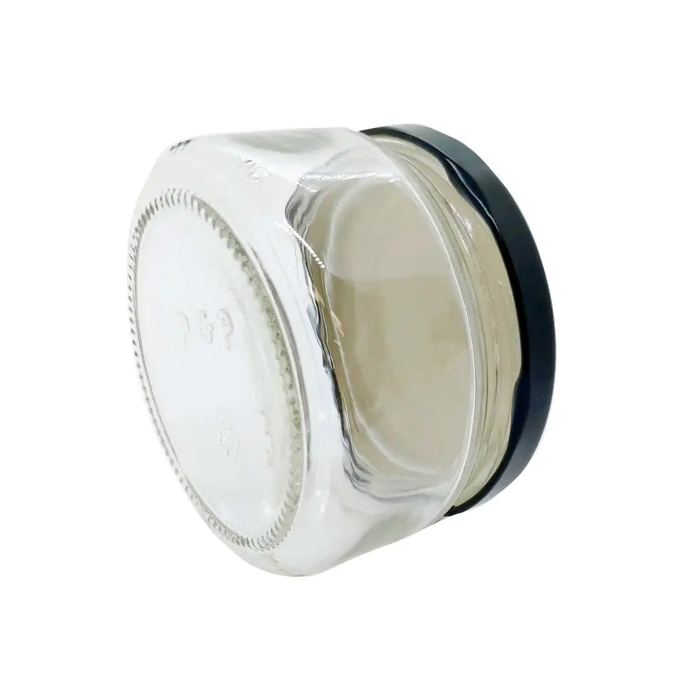 10x 300ml Flint Glass Jars + Twist Lids - Round Food Cosmetic Packing Containers - Home & Garden > Storage