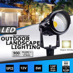 10X LED Spotlights Landscape Warm light Lamp Waterproof Outdoor Garden Yard 12V - Home & Garden > Garden Lights