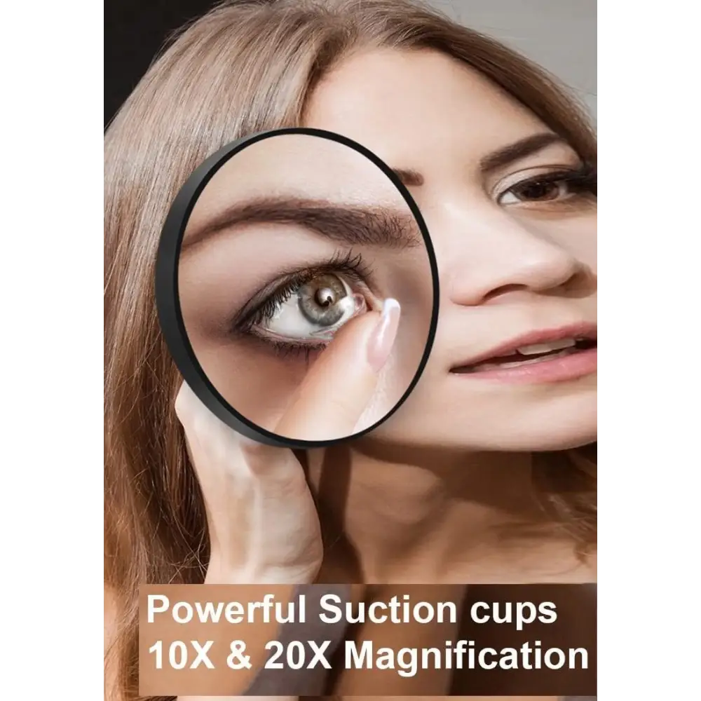 10X Magnifying Mirror and Eyebrow Tweezers Kit for Travel - Health & Beauty > Makeup > Makeup Mirrors