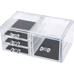 11 Drawers Clear Acrylic Tower Organiser Cosmetic jewellery Luxury Storage Cabinet - Furniture > Office