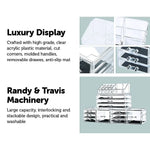 11 Drawers Clear Acrylic Tower Organiser Cosmetic jewellery Luxury Storage Cabinet - Furniture > Office