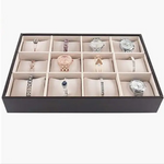 12 Bracelet Storage Tray (Black) - Home & Garden > Storage