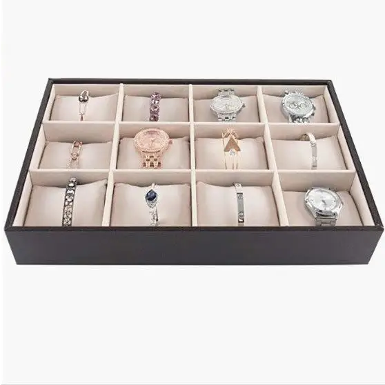 12 Bracelet Storage Tray (Black) - Home & Garden > Storage