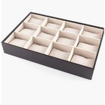 12 Bracelet Storage Tray (Black) - Home & Garden > Storage