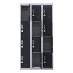 12-Door Locker for Office Gym Shed School Home Storage - 3-Digit Combination Lock - Furniture > Office