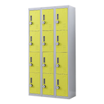 12-Door Locker for Office Gym Shed School Home Storage - 4-Digit Combination Lock - Furniture > Office