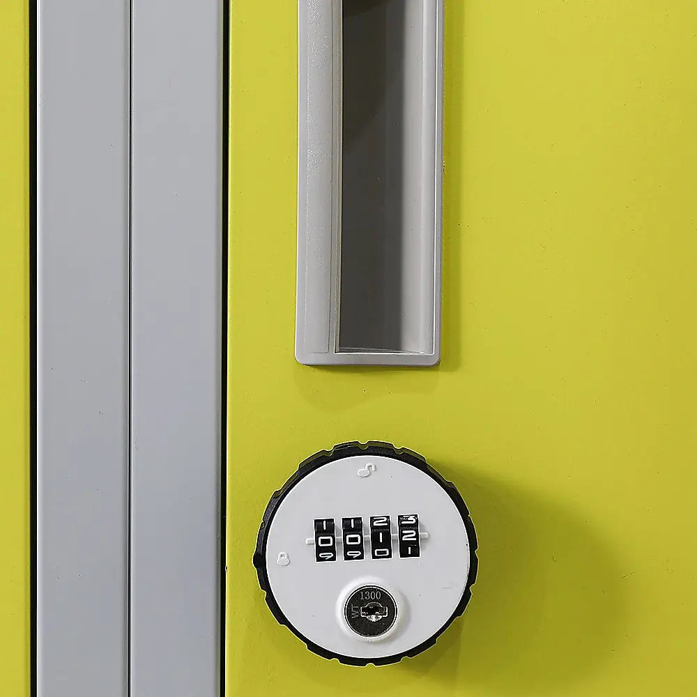 12-Door Locker for Office Gym Shed School Home Storage - 4-Digit Combination Lock - Furniture > Office