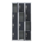 12-Door Locker for Office Gym Shed School Home Storage - Padlock-operated - Furniture > Office