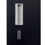 12-Door Locker for Office Gym Shed School Home Storage - Padlock-operated - Furniture > Office