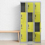 12-Door Locker for Office Gym Shed School Home Storage - Padlock-operated - Furniture > Office