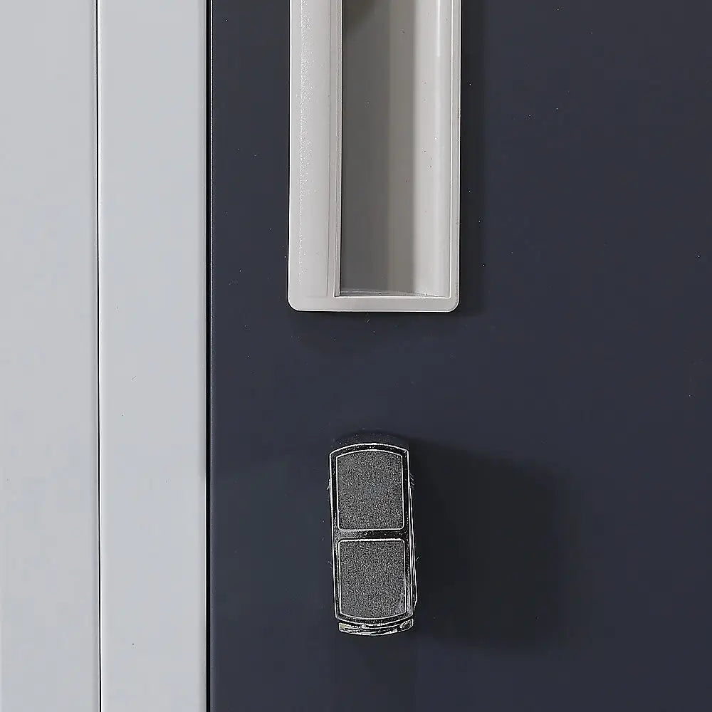 12-Door Locker for Office Gym Shed School Home Storage - Padlock-operated - Furniture > Office