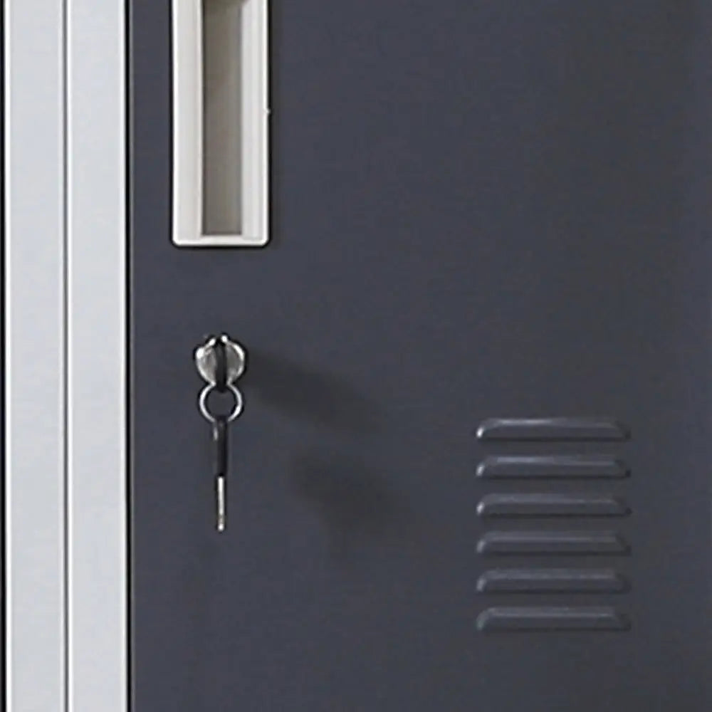 12-Door Locker for Office Gym Shed School Home Storage - Standard Lock with Keys - Furniture > Office