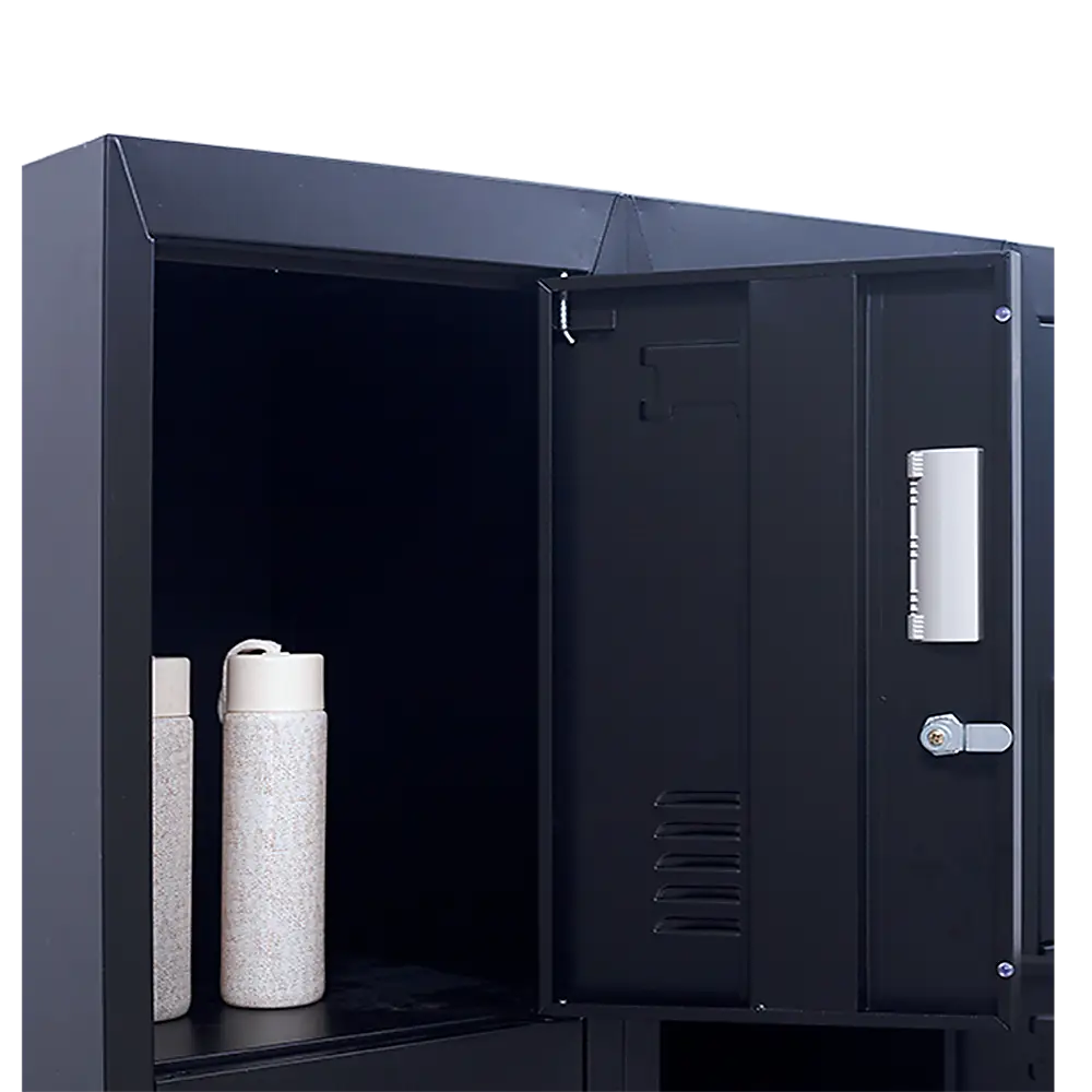 12-Door Locker for Office Gym Shed School Home Storage - Standard Lock with Keys - Furniture > Office