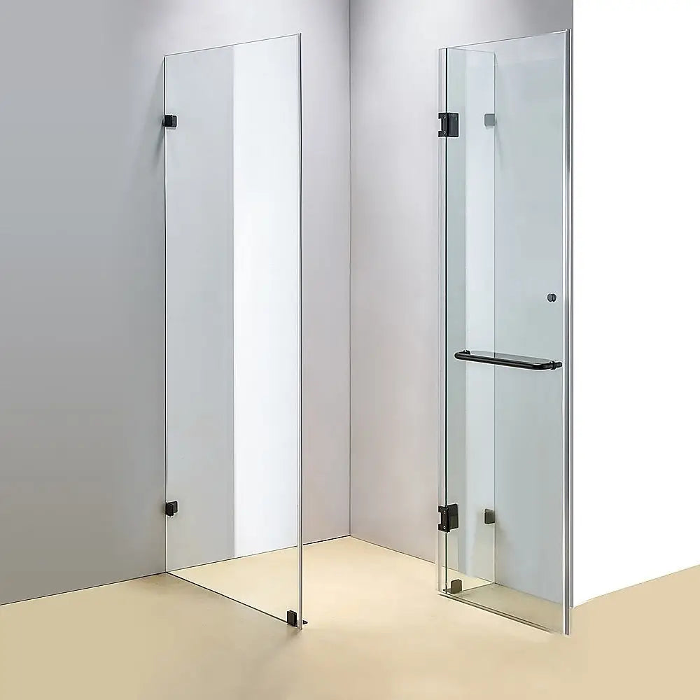 1200 x 1000mm Frameless 10mm Glass Shower Screen By Della Francesca - Furniture > Bathroom > Shower Heads & Screens