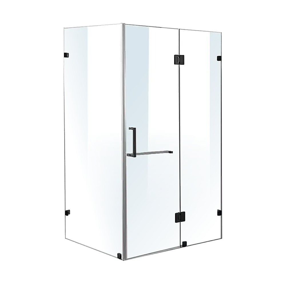 1200 x 1000mm Frameless 10mm Glass Shower Screen By Della Francesca - Furniture > Bathroom > Shower Heads & Screens
