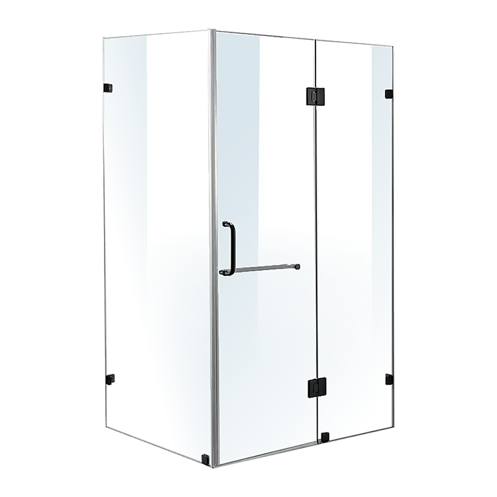 1200 x 1000mm Frameless 10mm Glass Shower Screen By Della Francesca - Furniture > Bathroom > Shower Heads & Screens