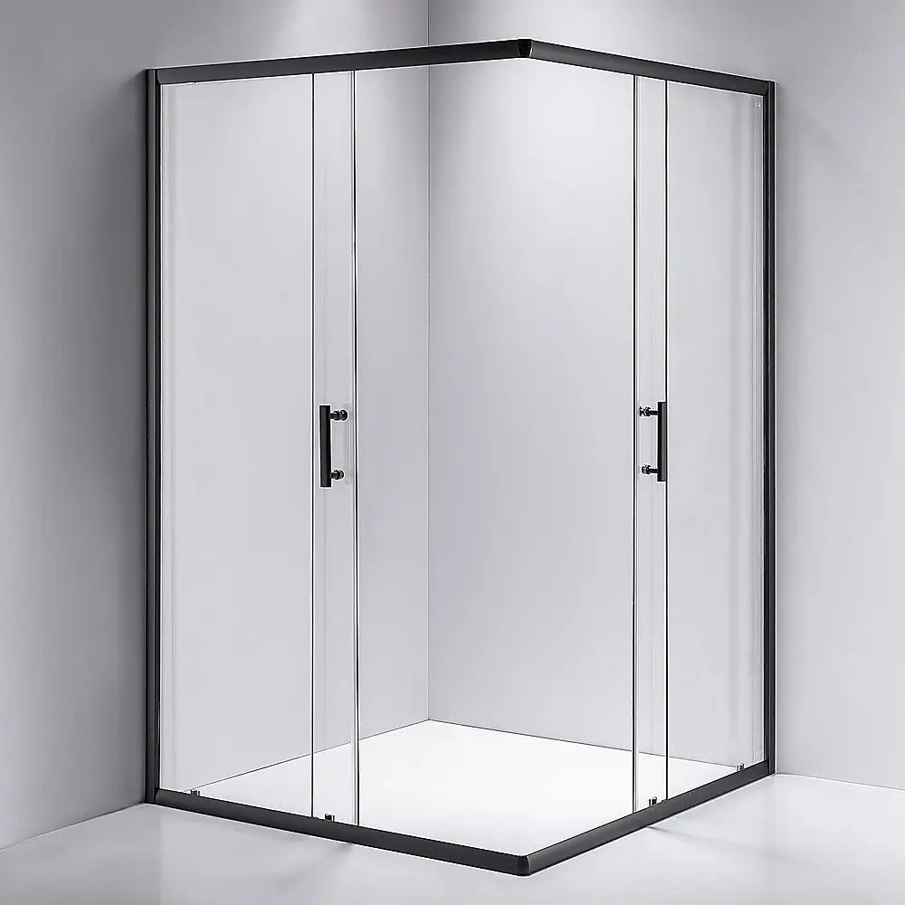 1200 x 1000mm Sliding Door Nano Safety Glass Shower Screen By Della Francesca - Furniture > Bathroom > Shower Heads &