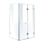 1200 x 800mm Frameless 10mm Glass Shower Screen By Della Francesca - Furniture > Bathroom > Shower Heads & Screens