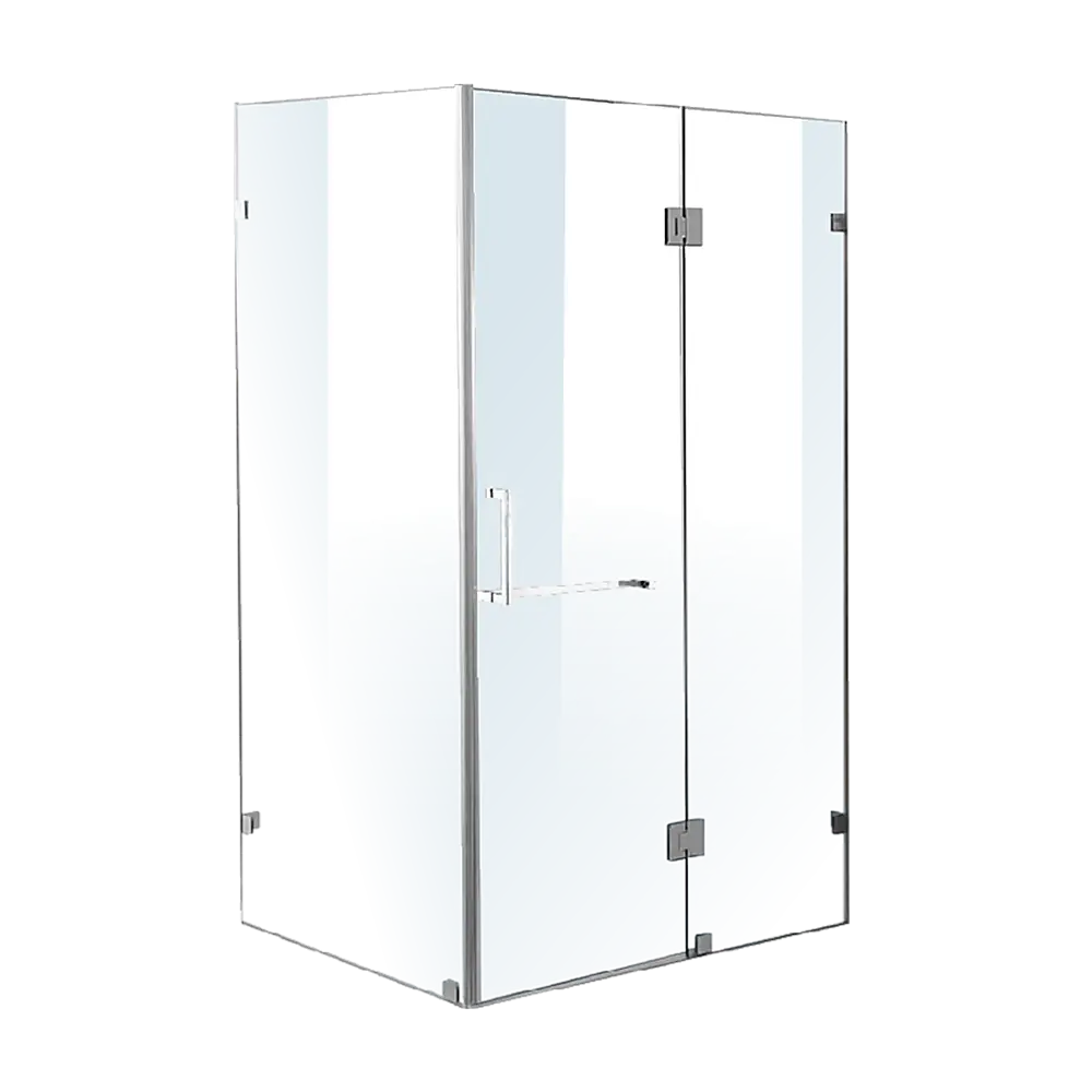 1200 x 800mm Frameless 10mm Glass Shower Screen By Della Francesca - Furniture > Bathroom > Shower Heads & Screens
