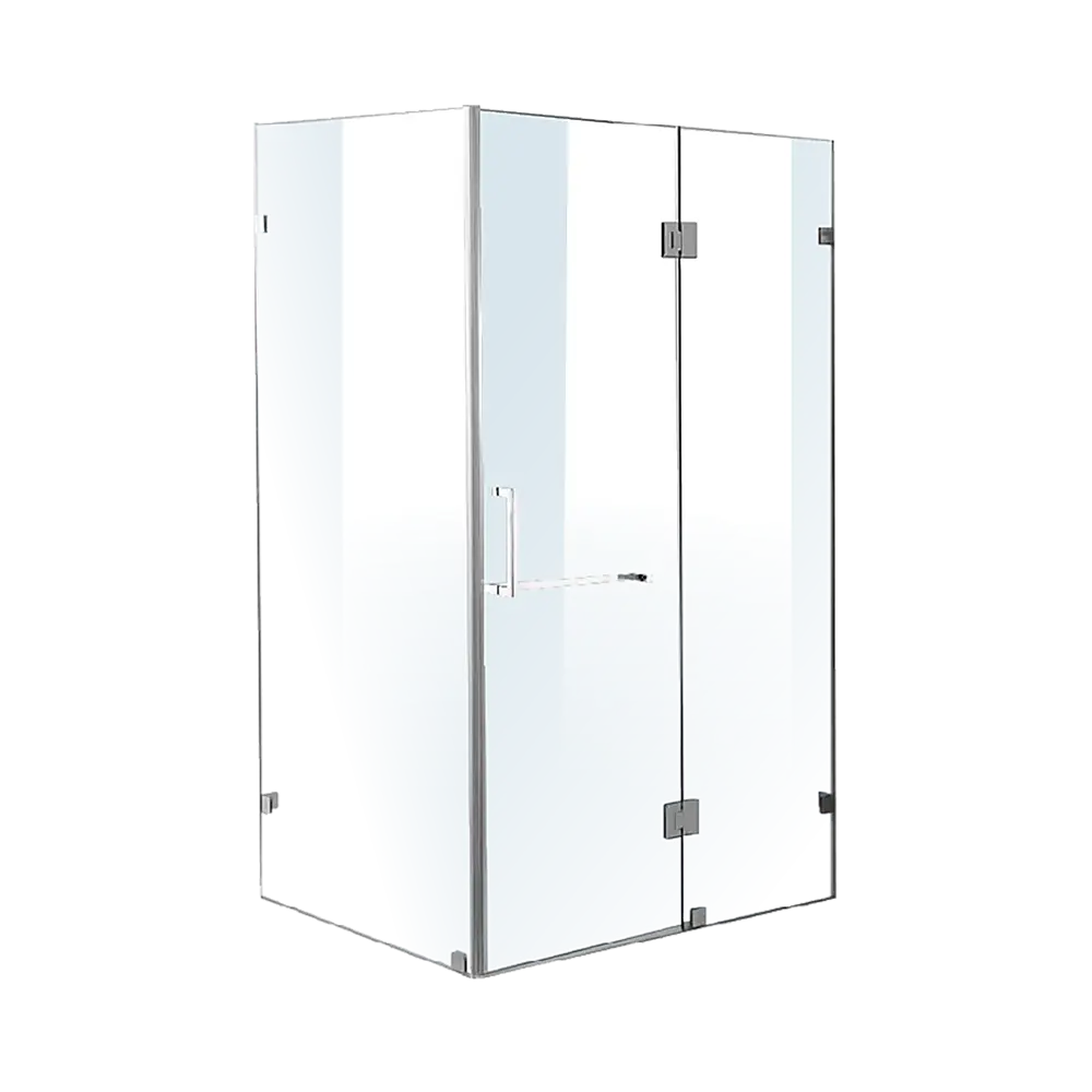 1200 x 900mm Frameless 10mm Glass Shower Screen By Della Francesca - Furniture > Bathroom > Shower Heads & Screens
