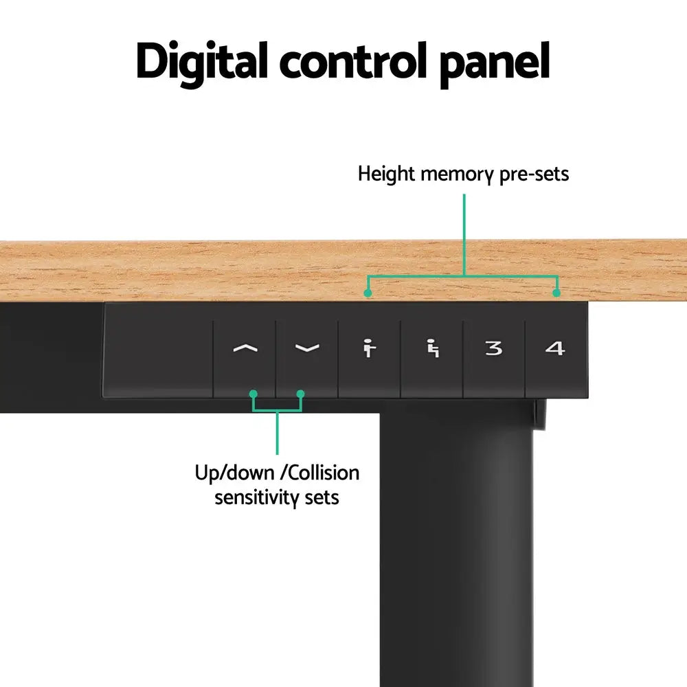 120CM Artiss Electric Standing Desk Sit Stand Desks Home Office Computer Desk - Furniture > Office > Desks