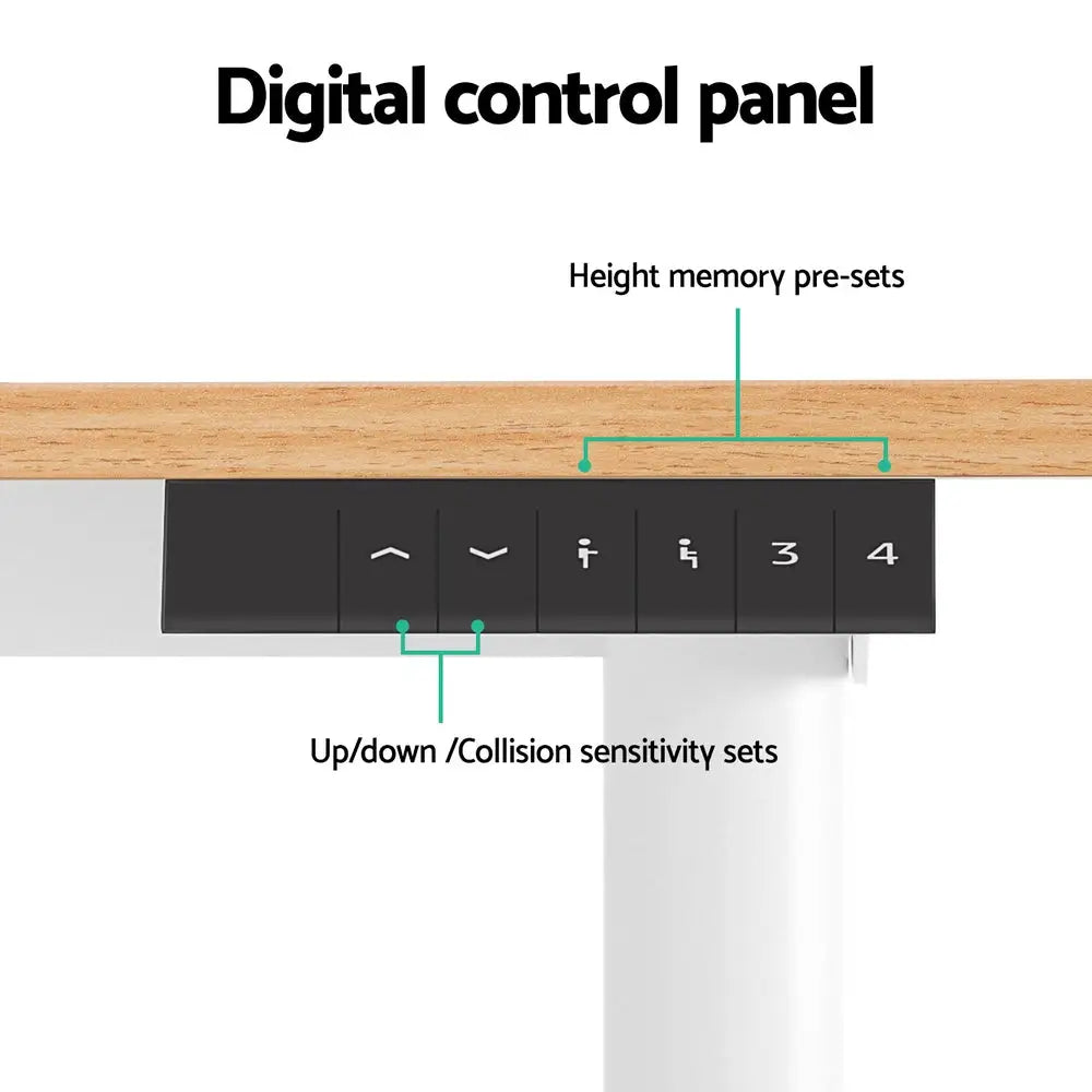 120CM Artiss Electric Standing Desk Sit Stand Desks Home Office Computer Desk - Furniture > Office > Desks