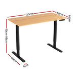 120CM Artiss Electric Standing Desk Sit Stand Desks Home Office Computer Desk - Furniture > Office > Desks