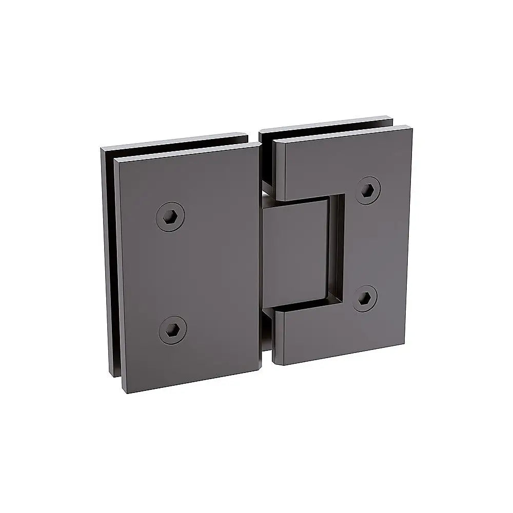 120cm Frameless Glass Bath Screen with Stainless Steel Brackets - Gunmetal - Furniture > Bathroom > Shower Heads &