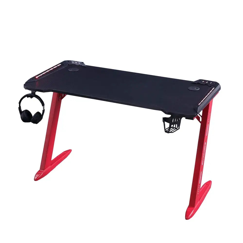 120cm Gaming Desk Desktop PC Computer Desks Desktop Racing Table K-Shaped Leg AU - Furniture > Office