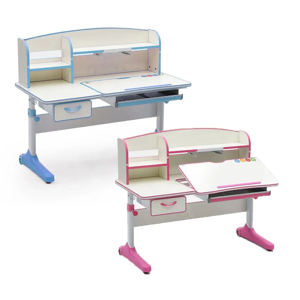 120cm Height Adjustable Children Kids Ergonomic Study Desk Blue AU - Baby & Kids > Kid’s Furniture