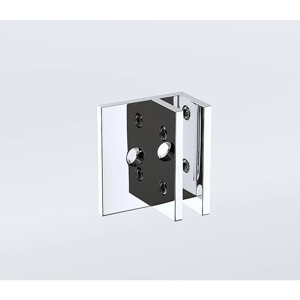120cm Wall to Wall Frameless Shower Screen with Chrome Brackets and SS Hinges - Furniture > Bathroom > Shower Heads &