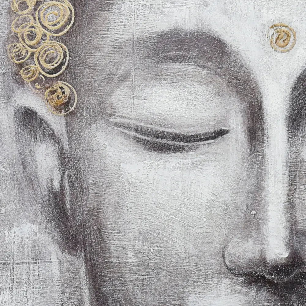 120X80cm Ethereal Enlightenment Champagne Framed Canvas Wall Art - Home & Garden > Wall Art