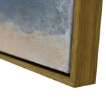 120X80cm Riptide Reverie Dark Wood Framed Hand Painted Canvas Wall Art - Home & Garden > Wall Art