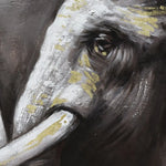 120X80cm Tusker Ties Champagne Framed Hand Painted Canvas Wall Art - Home & Garden > Wall Art