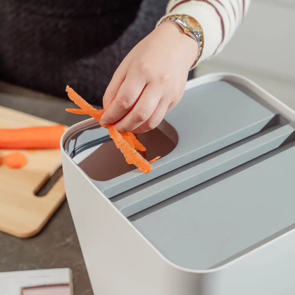 12L Stackable Plastic Kitchen Trash Bin Household Classification Storage Box - Home & Garden > Kitchen Bins > Foldable