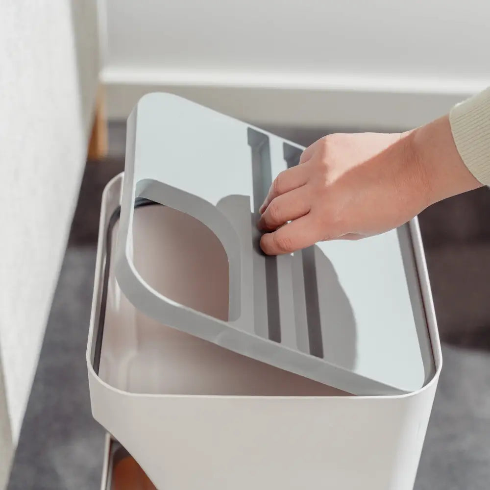 12L Stackable Plastic Kitchen Trash Bin Household Classification Storage Box - Home & Garden > Kitchen Bins > Foldable