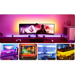 12M LED Strip Lights Rope Light for Bedroom and Home (5050 Lights Strip App with Remote Control) - Home & Garden >