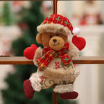 12pcs Dancing pendant bear for Christmas tree - Occasions > Christmas > Christmas Trees