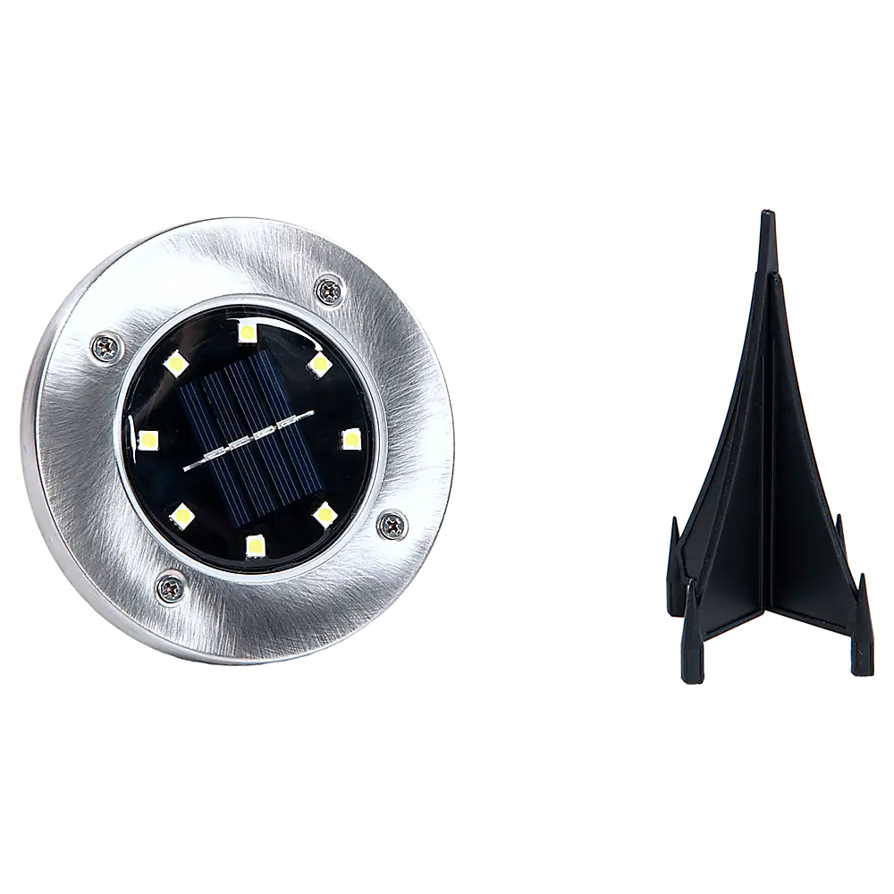 12x Solar Powered LED Buried Inground Recessed Light Garden Outdoor Deck Path - Home & Garden > Garden Lights