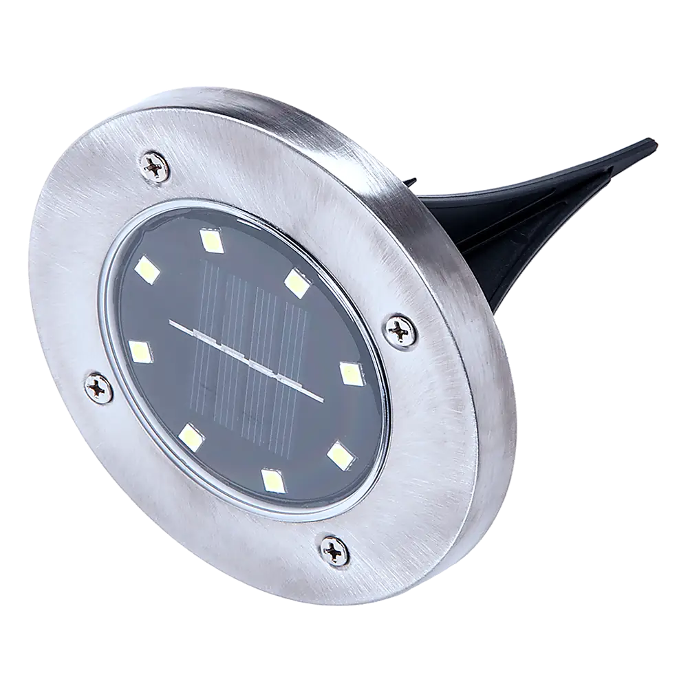 12x Solar Powered LED Buried Inground Recessed Light Garden Outdoor Deck Path - Home & Garden > Garden Lights