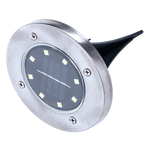 12x Solar Powered LED Buried Inground Recessed Light Garden Outdoor Deck Path - Home & Garden > Garden Lights