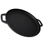 13.5’’ 35cm Pre-Seasoned Cast Iron Pizza Baking Pan Cooking Griddle Stove Oven Grill Campfire - Home & Garden >